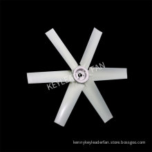 axial fan blades for fire exhaust machine